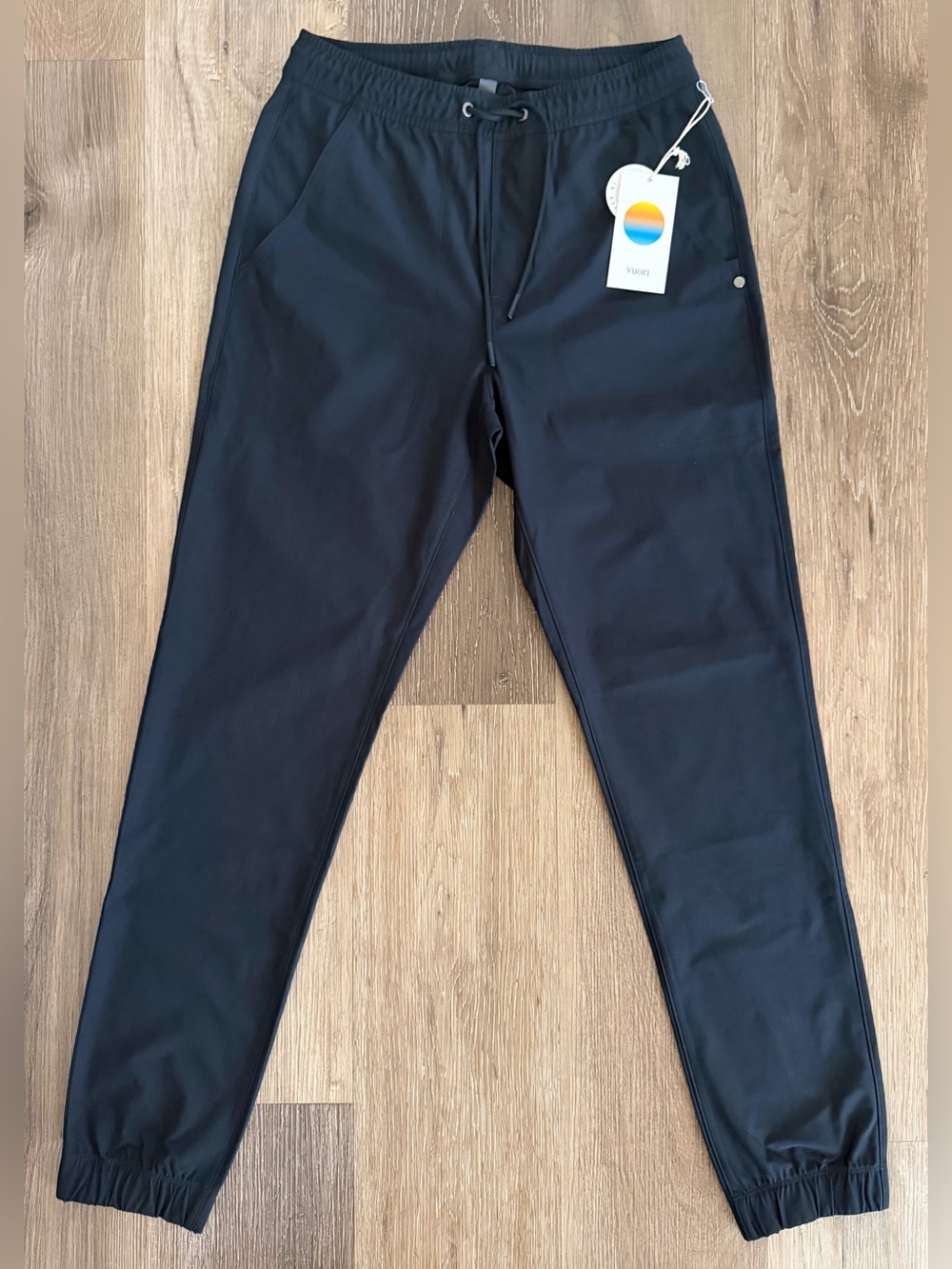 Vuori Meta Jogger Pants 30” Men’s Sz XS Black V498 Elastic Waist Drawstring NWT